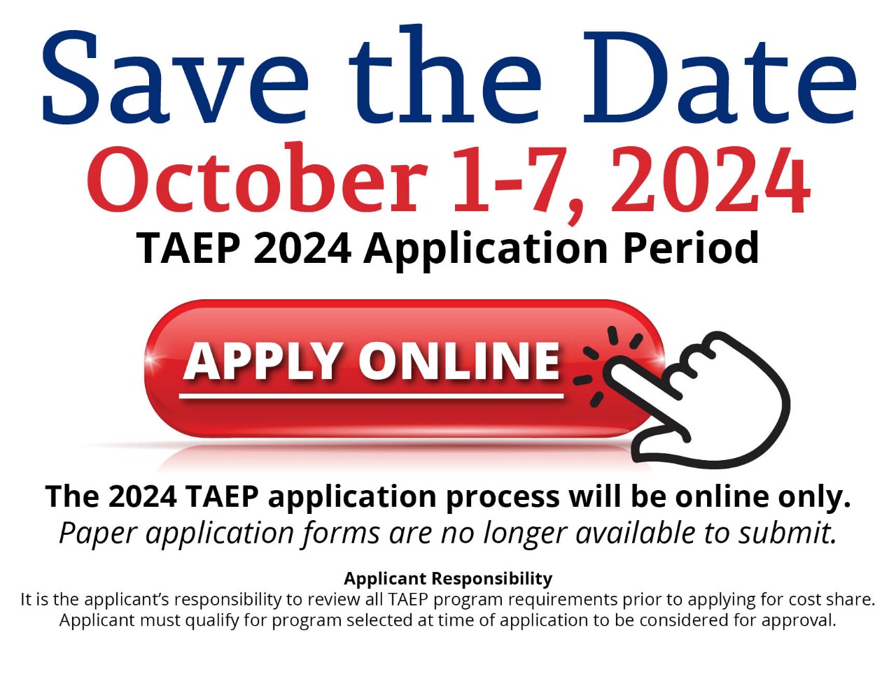 2024 TAEP Save the Date Graphic