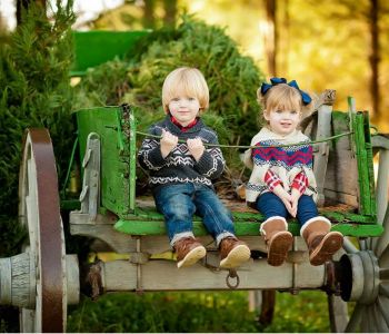 Children on Buckboard Children on Buckboard