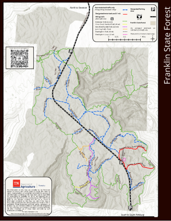 Franklin State Forest Map