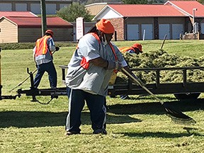 Photo of NECX Work Crew at Chamber Park Photo of NECX Work Crew at Chamber Park