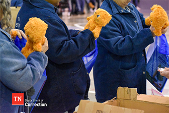 NewsReleaseIncarceratedWomenLearnAboutImpactAddictionOnChildren2 Photo of offenders with stuffed animals