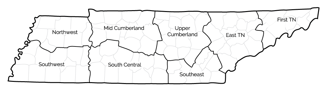 Core Districts map of core regions