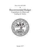 Expenditures by Object and Funding by Source, Fiscal Year 2017-2018 Cover