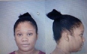 female booking photo
