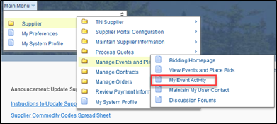 View All Your Event Activity View All Your Event Activity
