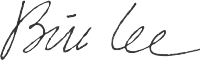 Bill Lee Signature