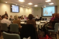 photo of people meeting together to discuss healthier options