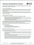 Classroom Cleaning Tips for Teachers