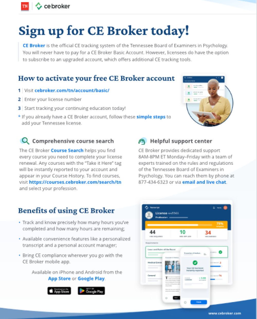 CEBroker SignUp