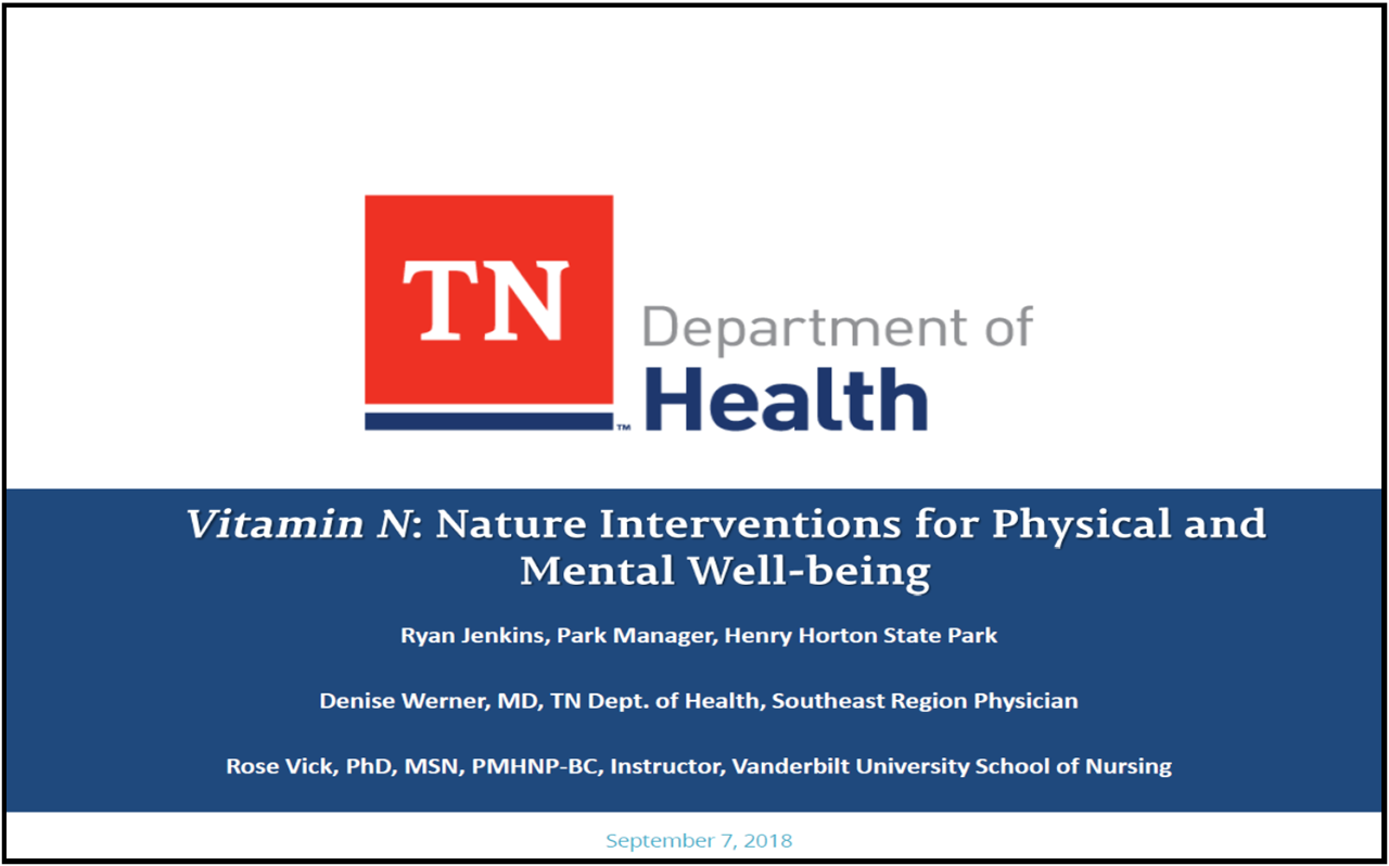 Vitamin N Nature Interventions Webinar Screenshot Vitamin N Nature Interventions Webinar Screenshot