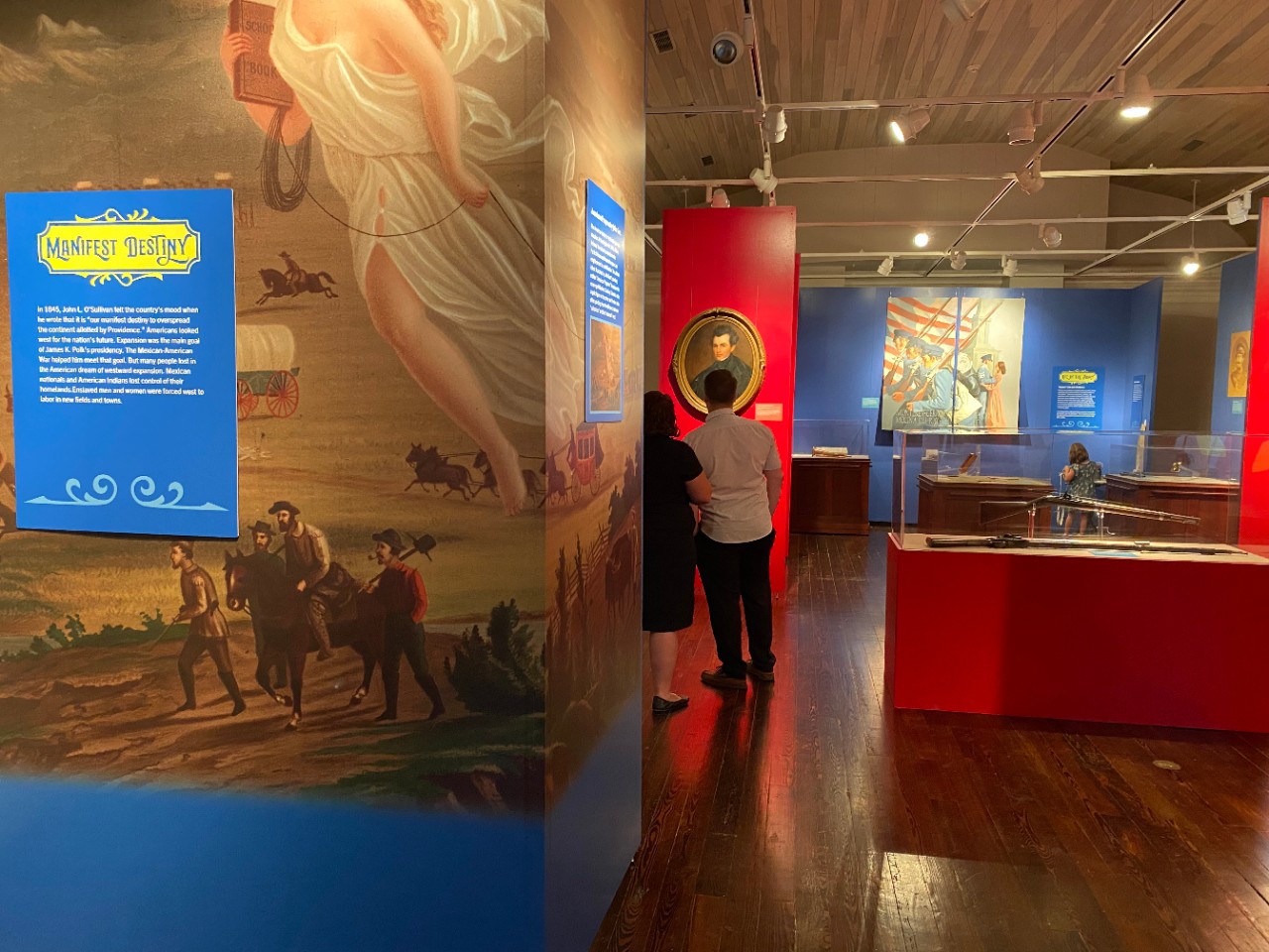Image of Shaping a Nation Exhibit at the James K. Polk Home