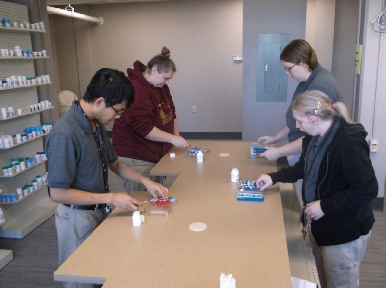 TDHS-CVS Health Participants-2023-2 Four TRC-Smyrna students in hands on training