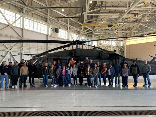 Teachers from across Sumner County experienced a preview of what aviators and crewmembers do on a monthly basis during an introductory, educational flight over the Nashville skyline with the 1-230th Assault Helicopter Battalion, Oct. 16. (Photo by Sgt. 1st Class Jeremiah Borrajo) Teachers from across Sumner County experienced a preview of what aviators and crewmembers do on a monthly basis during an introductory, educational flight over the Nashville skyline with the 1-230th Assault Helicopter Battalion, Oct. 16. (Photo by Sgt. 1st Class Jeremiah Borrajo)