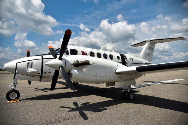 A C-12 Huron aircraft prepares to depart Nashville’s Berry Field Air Force Base on June 12 following the departure ceremony for Detachment 6, A Company, 2nd Battalion, 641st Aviation Regiment. The 2/641st, which is comprised of C-12 pilots, is heading to Fort Bliss, Texas, to complete pre-deployment training before a 9-month tour in Africa. (Photo by Sgt. 1st Class Timothy Cordeiro) A C-12 Huron aircraft prepares to depart Nashville’s Berry Field Air Force Base on June 12 following the departure ceremony for Detachment 6, A Company, 2nd Battalion, 641st Aviation Regiment. The 2/641st, which is comprised of C-12 pilots, is heading to Fort Bliss, Texas, to complete pre-deployment training before a 9-month tour in Africa. (Photo by Sgt. 1st Class Timothy Cordeiro)