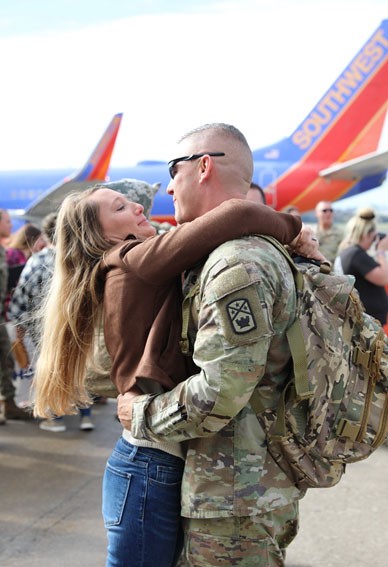 More than 80 Soldiers from the Tennessee National Guard’s 268th Military Police Company returned to Smyrna’s Volunteer Training Center on Nov. 11, after a nearly year-long deployment to Djibouti, Africa. (photo by Lt. Col. Darrin Haas) More than 80 Soldiers from the Tennessee National Guard’s 268th Military Police Company returned to Smyrna’s Volunteer Training Center on Nov. 11, after a nearly year-long deployment to Djibouti, Africa. (photo by Lt. Col. Darrin Haas)