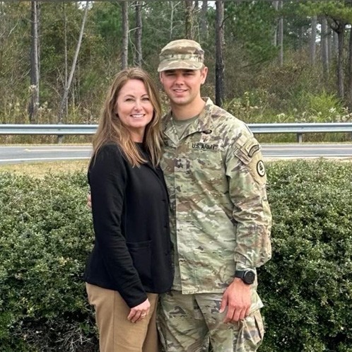 Staff Sgt. William Lukens, an infantryman with the Tennessee National Guard’s 278th Armored Cavalry Regiment, poses for a photo with his mother, Liz Lukens, Dec. 9, at his U.S. Army Ranger School graduation, at Fort Benning, Ga. (submitted photo) Staff Sgt. William Lukens, an infantryman with the Tennessee National Guard’s 278th Armored Cavalry Regiment, poses for a photo with his mother, Liz Lukens, Dec. 9, at his U.S. Army Ranger School graduation, at Fort Benning, Ga. (submitted photo)