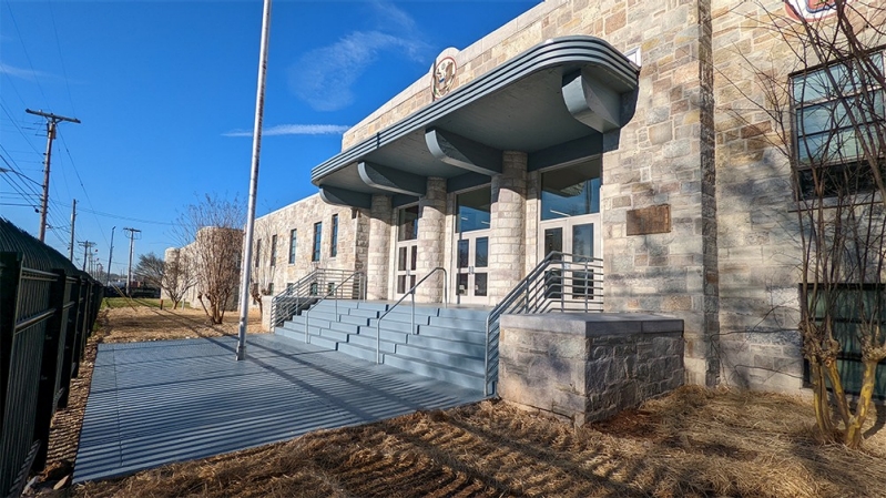 The newly restored and renovated administrative building at the 1-181 Field Artillery Regiment Armory at the Chattanooga National Guard campus on 1801 South Holtzclaw Avenue. The Tennessee Military Department is hosting a ribbon-cutting ceremony celebrating the 4.8 million dollar restoration, March 18, at 2 p.m. EST.  (submitted photo)