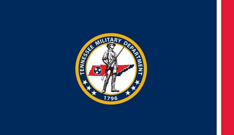 The Tennessee Military Department Flag The Tennessee Military Department Flag