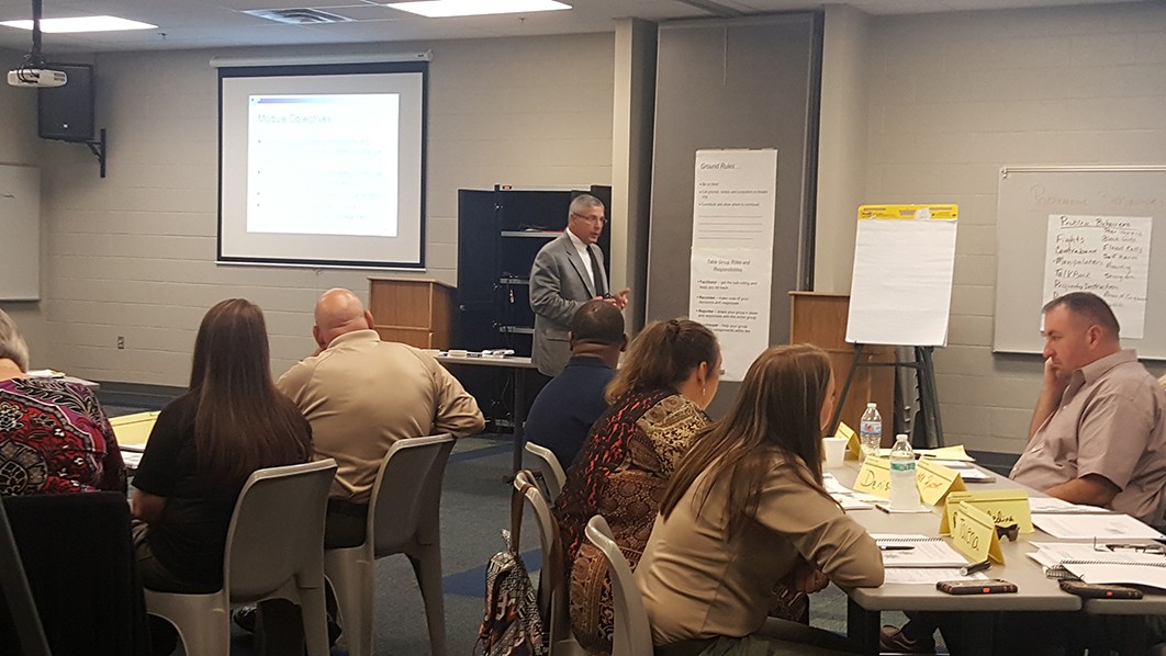 inmate behavior management course