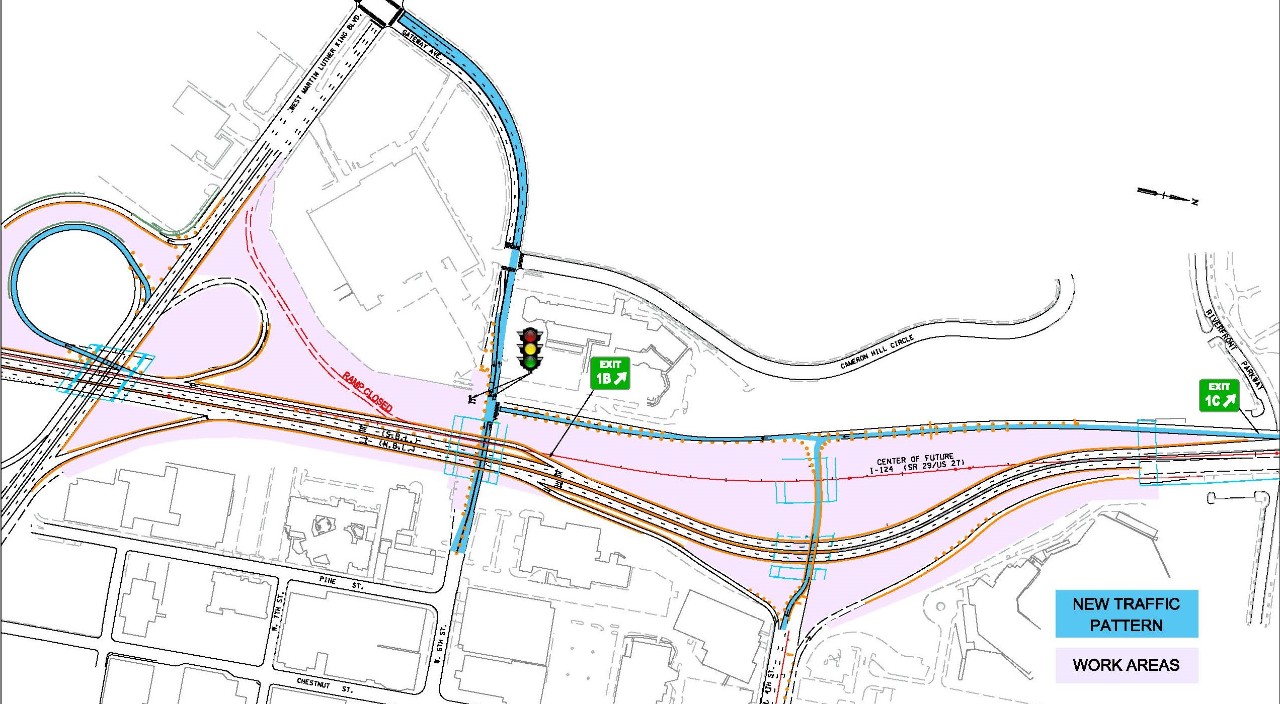 US27 S new traffic pattern September 2019 US27 S new traffic pattern September 2019
