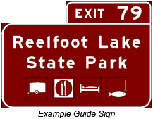 Example Guide Sign