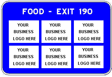 Example of a Logo Sign (actual size 15'-0" X 10'-0")