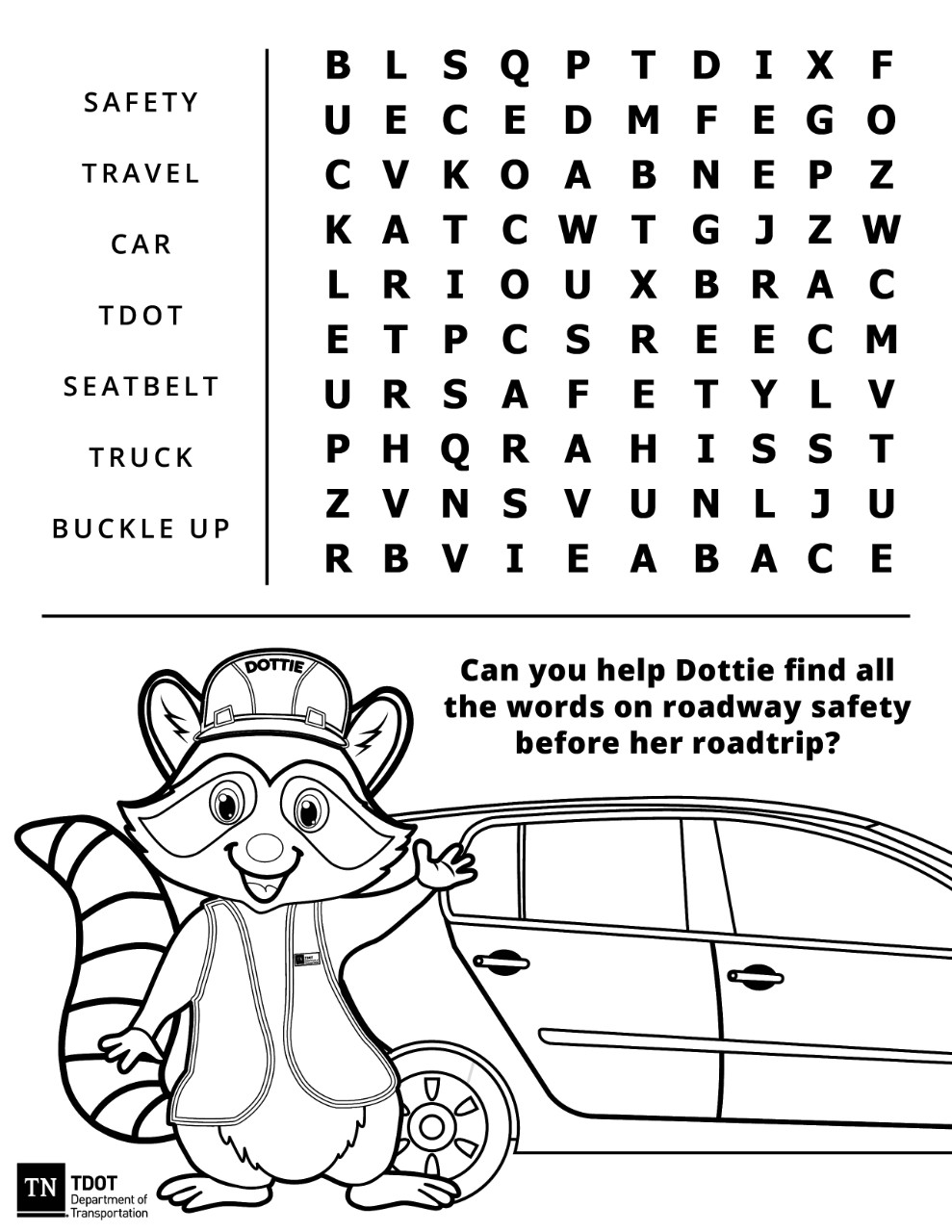 DOTTIE WORD SEARCH