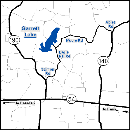 Garrett Lake map