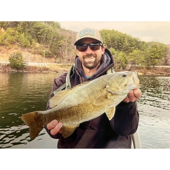 Paul Thompson, 20” Smallmouth Bass, Chilhowee Reservoir