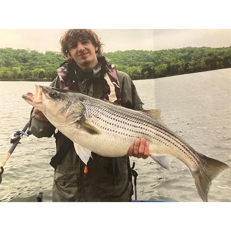 Christopher Dunbar, 41.5’ Striped Bass – Chickamauga Reservoir