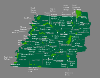 WMA map