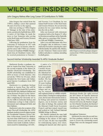  Wildlife Insider Spring/ Summer 2018