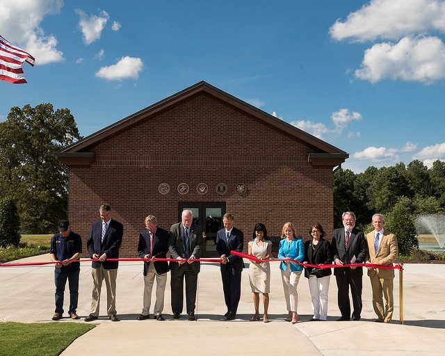 Tennessee State Cemetery Veterans at Parkers Crossroads Ribbon Cutting