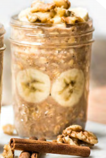 Banana Bread Overnight Oats