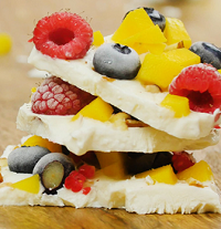 Frozen Yogurt Bark
