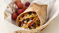 Black Bean and Chicken Burrito