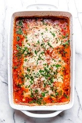 Lighter Eggplant Parmesan Lighter Eggplant Parmesan