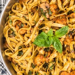 Spicy Pesto Shrimp Pasta Spicy Pesto Shrimp Pasta