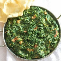 Easy Indian Creamed Spinach (Saag)