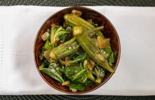Okra and Greens Okra and Greens
