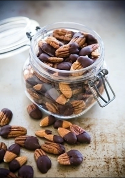 Chocolate Dipped Nut