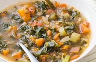 Lentil Minestrone Soup